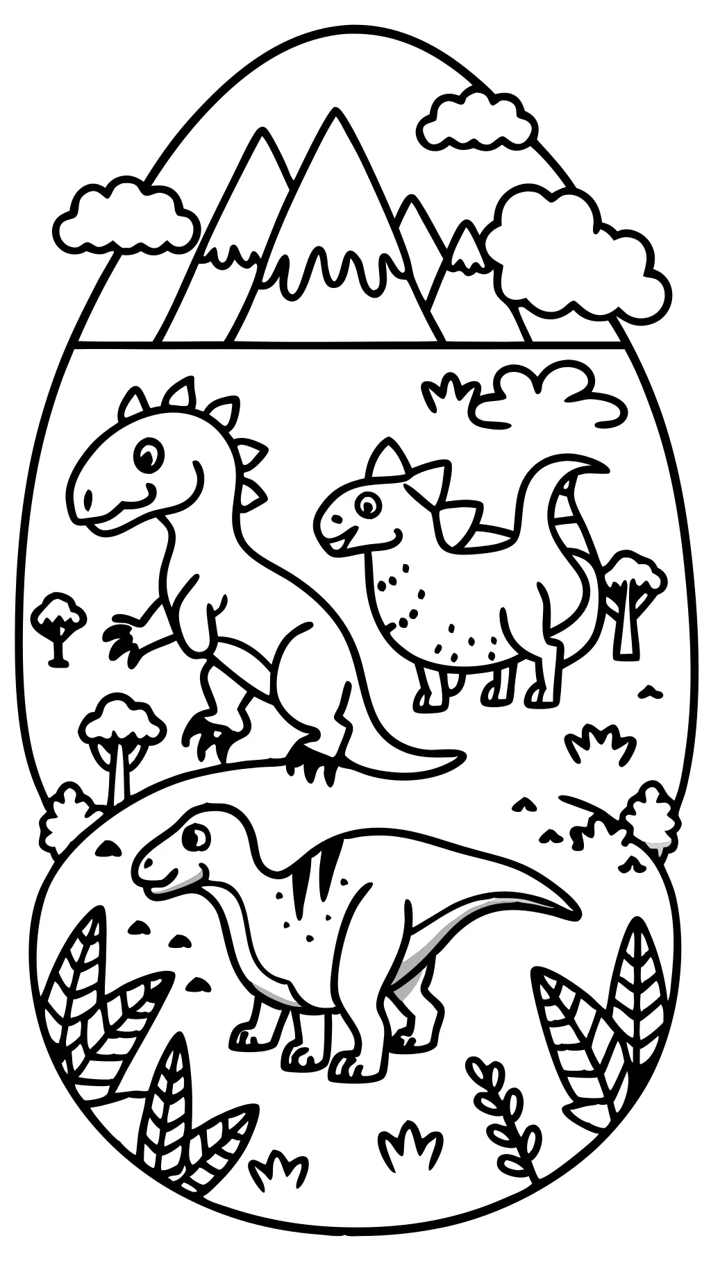 páginas para colorear de dinosaurios imprimibles gratis